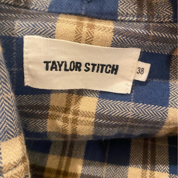 Taylor Stitch Button Down Plaid Shirt Size 38 (small) - Picture 3 of 3